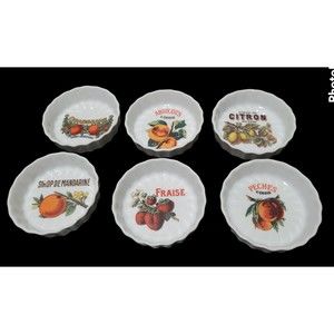 Williams-Sonoma Harvest Market Ramekins, Set of 6 in Original Box, 4" Diameter
